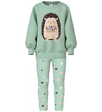 Name It Sweatsæt - NmfValona - Gossamer Green/Gossamer