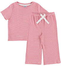 Petit Bateau Nattøj - Peonia/Marshmallow