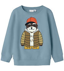 Name It Sweatshirt - NmmKamden - Dusty Blue