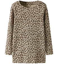 Name It Bluse - NmfLeoana - Peyote m. Leopard