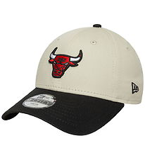 New Era Kasket - 9Forty - Chicago Bulls - Light Beige/Sort