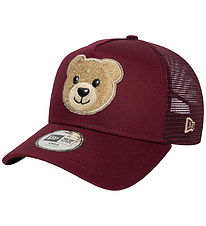 New Era Kasket - Trucker - Bear - Dark Red