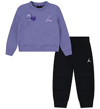 Jordan Sweatsæt - Sort/Lilla