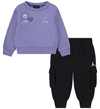 Jordan Sweatsæt - Sort/Lilla