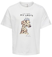 Kids Only T-shirt - KogBaria - Cloud Dancer/Spots
