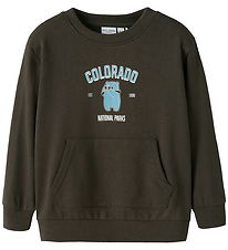 Name It Sweatshirt - NmmVoder - Turkish Coffee/Colorado