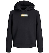 Jack & Jones Hættetrøje - JjPan - Black