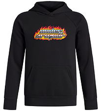 Under Armour Hættetrøje - Rival Fleece - Flamin - Black