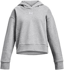 Under Armour Hættetrøje - Rival Fleece Hoddie - Pitch Gray