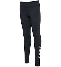 Hummel Leggings - hmlJR - Black Melange