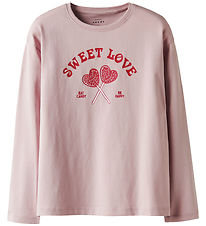 Name It Bluse - NkfVeen - Burnished Lilac/Lollipops