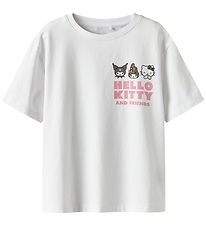 Name It T-shirt - NkfJixara - Hello Kitty - Bright White