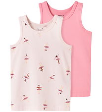 Name It Undertrøje - Noos - NmfTank - 2-pak - Pearl/Peony/Ballar