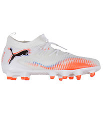 Puma Fodboldstøvler - Future 8 Match FG/AG Jr - White/Puma Black