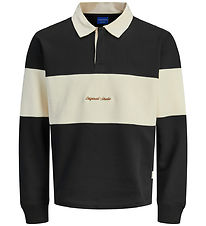 Jack & Jones Sweatshirt - Polo - JorNorrebro - Black