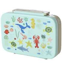 Rice Madkasse - 6 Rum - Ocean Print - Blå