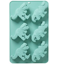 Rice Kageform - Silikone - Mint m. Dinosaurer