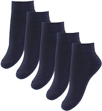 Fuzzies Ankelstrømper - 5-Pak - Navy