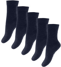 Fuzzies Strømper - 5-Pak - Navy