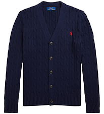 Polo Ralph Lauren Cardigan - Strik - Cable - Navy