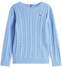 Tommy Hilfiger Bluse - Strik - Cloudy Blue