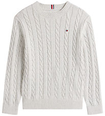 Tommy Hilfiger Bluse - Strik - Gråmeleret