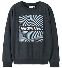 Name It Sweatshirt - NkmVion - Black/Hypnotized
