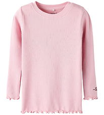 Name It Bluse - Rib - Nmfkayla - Bleached Mauve