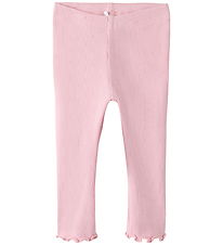 Name It Leggings - Rib - NbfKaylina - Bleached Mauve