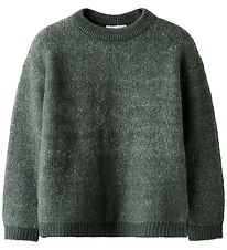 Name It Bluse - Strik - NkmKjertan - Deep Forest
