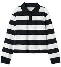 Name It Polobluse - NkfLili - Black/Bright White