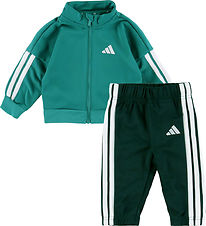 adidas Performance Træningssæt - 205 - Pure Teal/Hvid