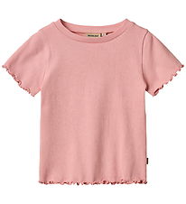 Wheat T-shirt - Rib - Alicia - Rose