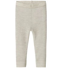 Name It Leggings - Uld - Rib - Noos - NbnWax - Nacreous Cloud