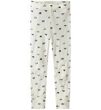 Name It Leggings - Uld - Noos - NmmWang - Snow White/Small Cars