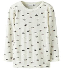 Name It Bluse - Uld - Noos - NmmWang - Snow White/Small Cars