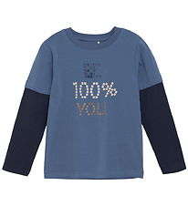 Minymo Bluse - China Blue