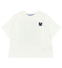 The New T-shirt - TnPerley - Cloud Dancer m. Hjerte
