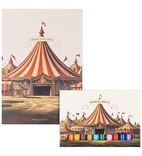 Konges Sløjd Malebog - Gel Crayons - Multi