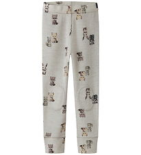 Name It Leggings - Uld - NmmWang - Nacreous Cloud/Forest animals