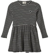 Sofie Schnoor Kjole - Rib - Berrask - Black Striped
