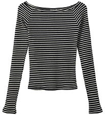 Sofie Schnoor Bluse - Rib - Soma - Black Striped