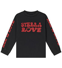 Stella McCartney Kids Bluse - Sort m. Rød