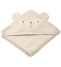 Liewood Babyhåndklæde - 70x70 cm - Albert - Polarbear Sandy