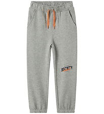 Name It Sweatpants - NkmLucas - Grey Melange