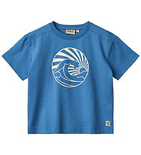 Wheat T.shirt - Wally - Blå