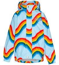 Molo Regnjakke - Waiton - Rainbow Waves