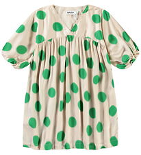 Molo Kjole - Camellia - Green Dots
