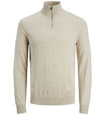 Jack & Jones Bluse - Noos - JjeEmil - Oatmeal/Melange