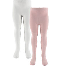 Name It Strømpebukser - 2-pak - NmfKisa - Burnished Lilac/Cloud